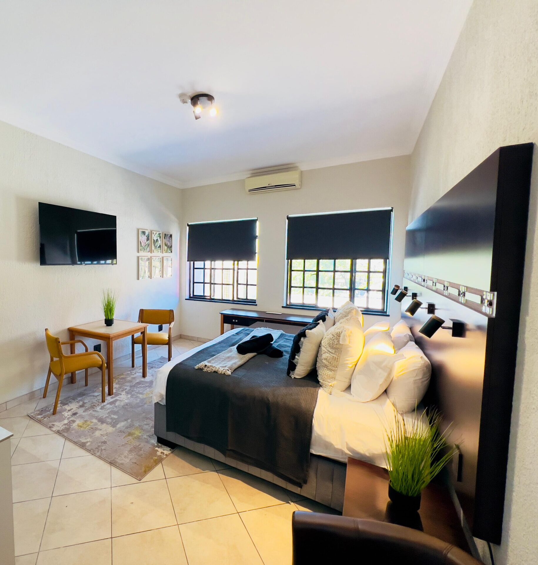 Promenade Place fully furnished studio apartment in Mbombela Nelspruit, ideal for short stays, business travel and Kruger National Park stopovers.